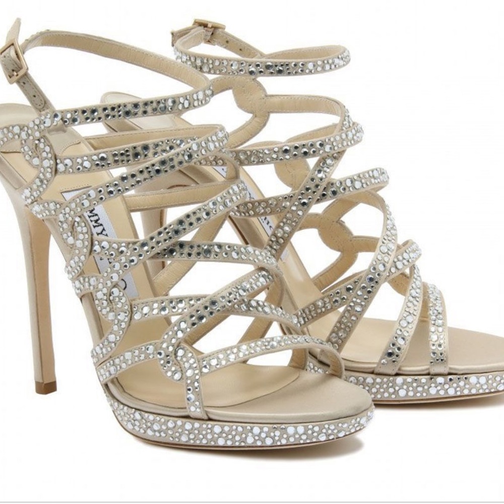 PRICE DROP Jimmy choo heels crystal sequin
